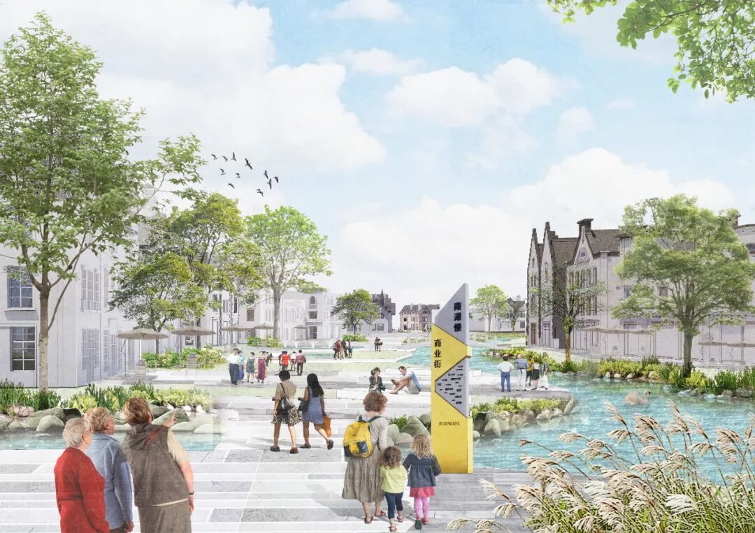 “南湖慢”公园商业街改造项目丨中国成都丨德国预空间建筑事务所-0