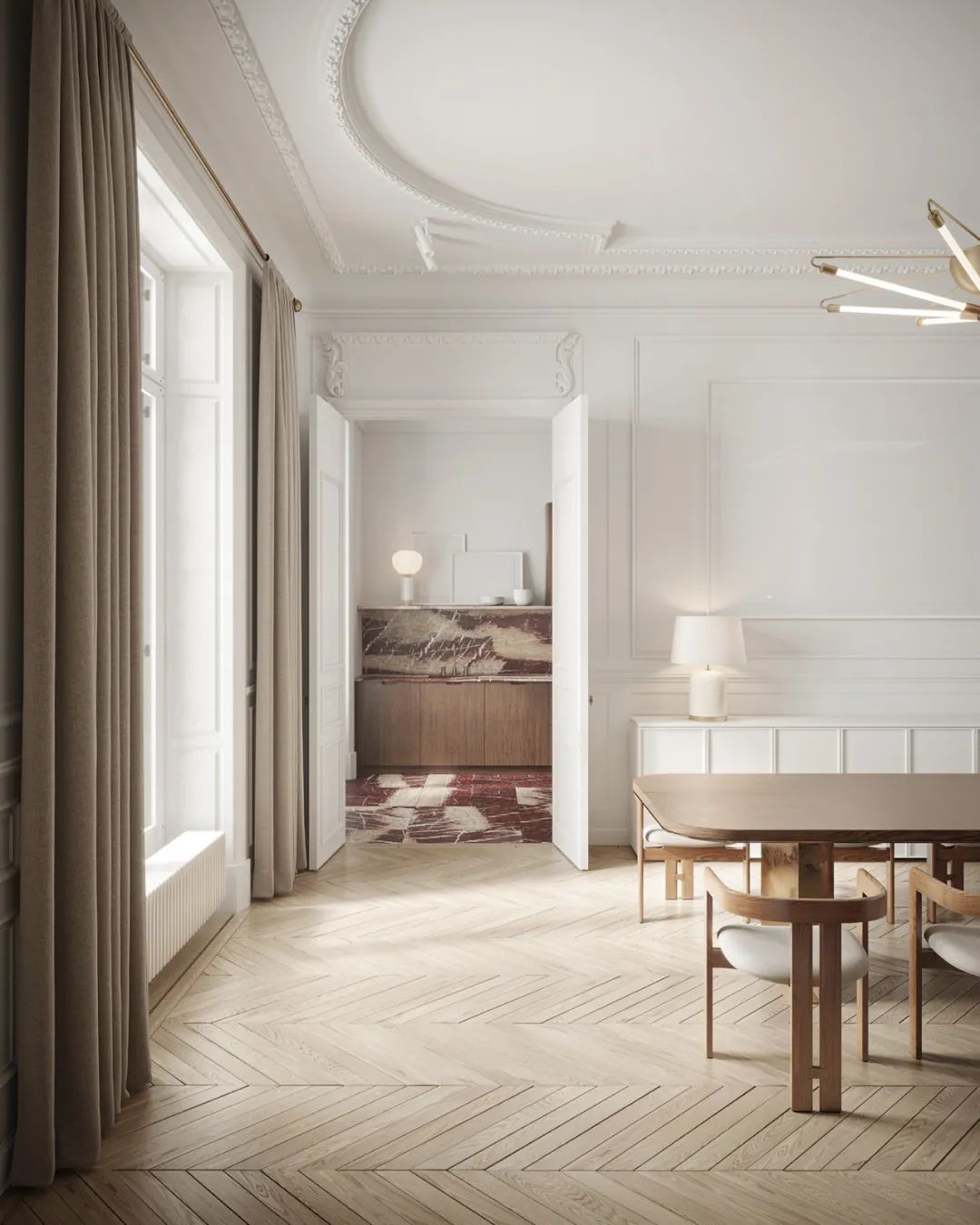 新古典主义室内设计丨法国-33