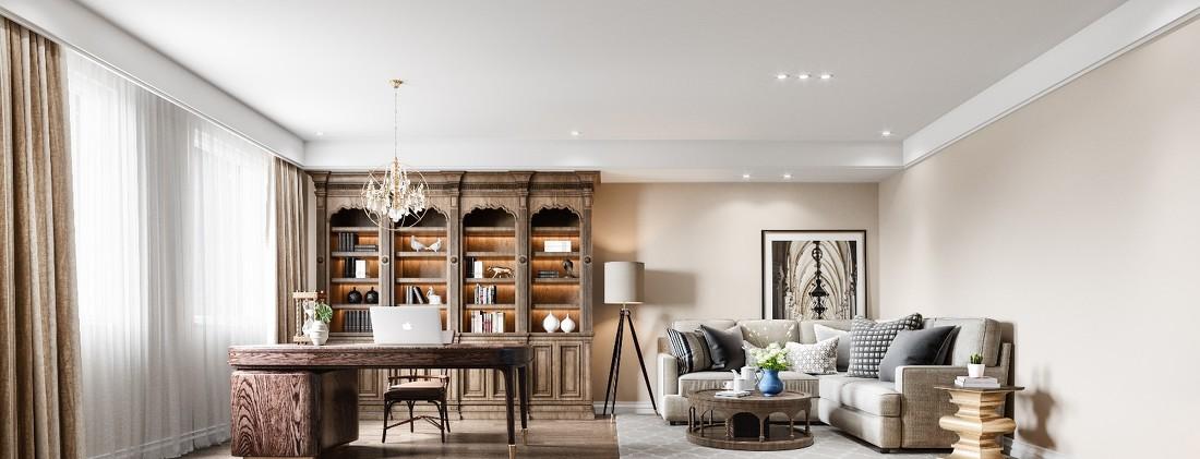 
设计新作 | 400㎡ 双拼美墅 -6