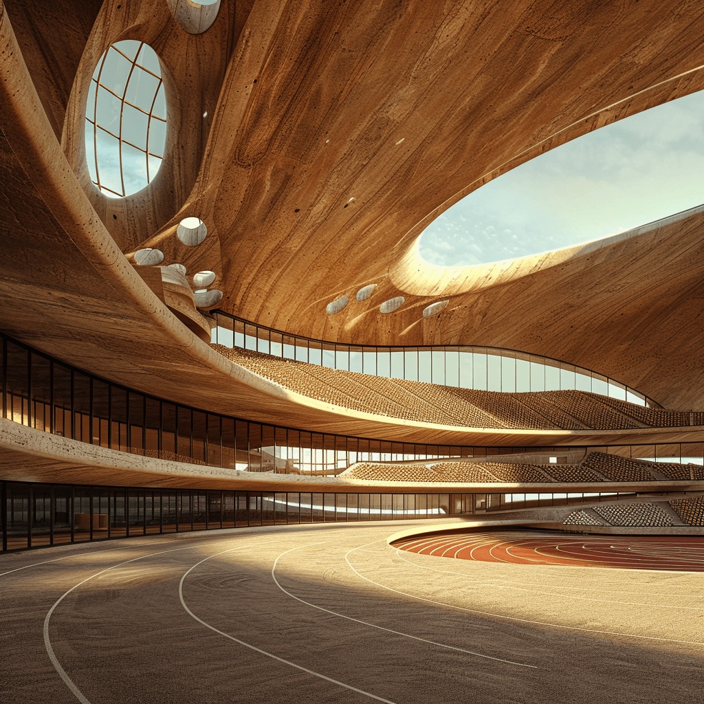 丘比内赫体育场丨卡塔尔多哈丨Green Clay Architecture-19