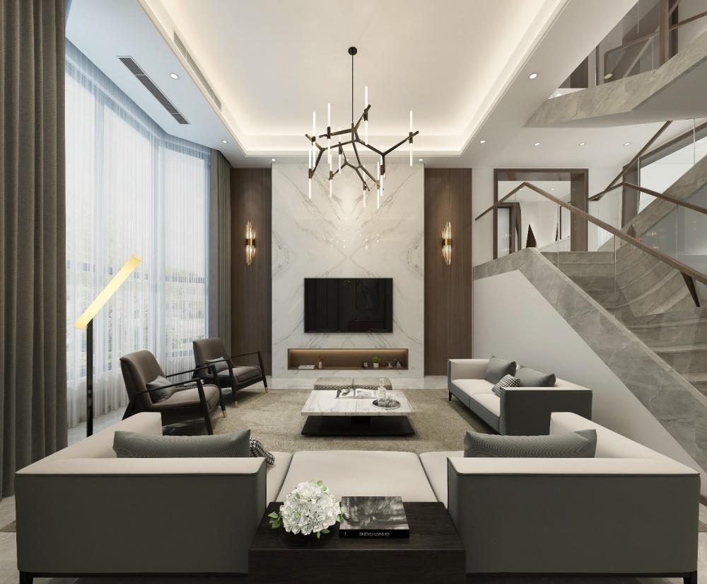 美式经典家居设计,诠释现代轻奢生活-0