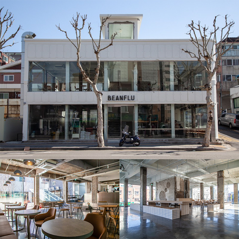 现代工业风 | 300 平米大型咖啡厅设计-1