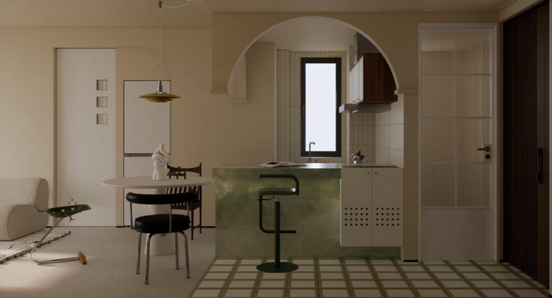 纳阳台开厨房·小空间轻法也能营造大而美丨中国南昌丨零陆设计-41