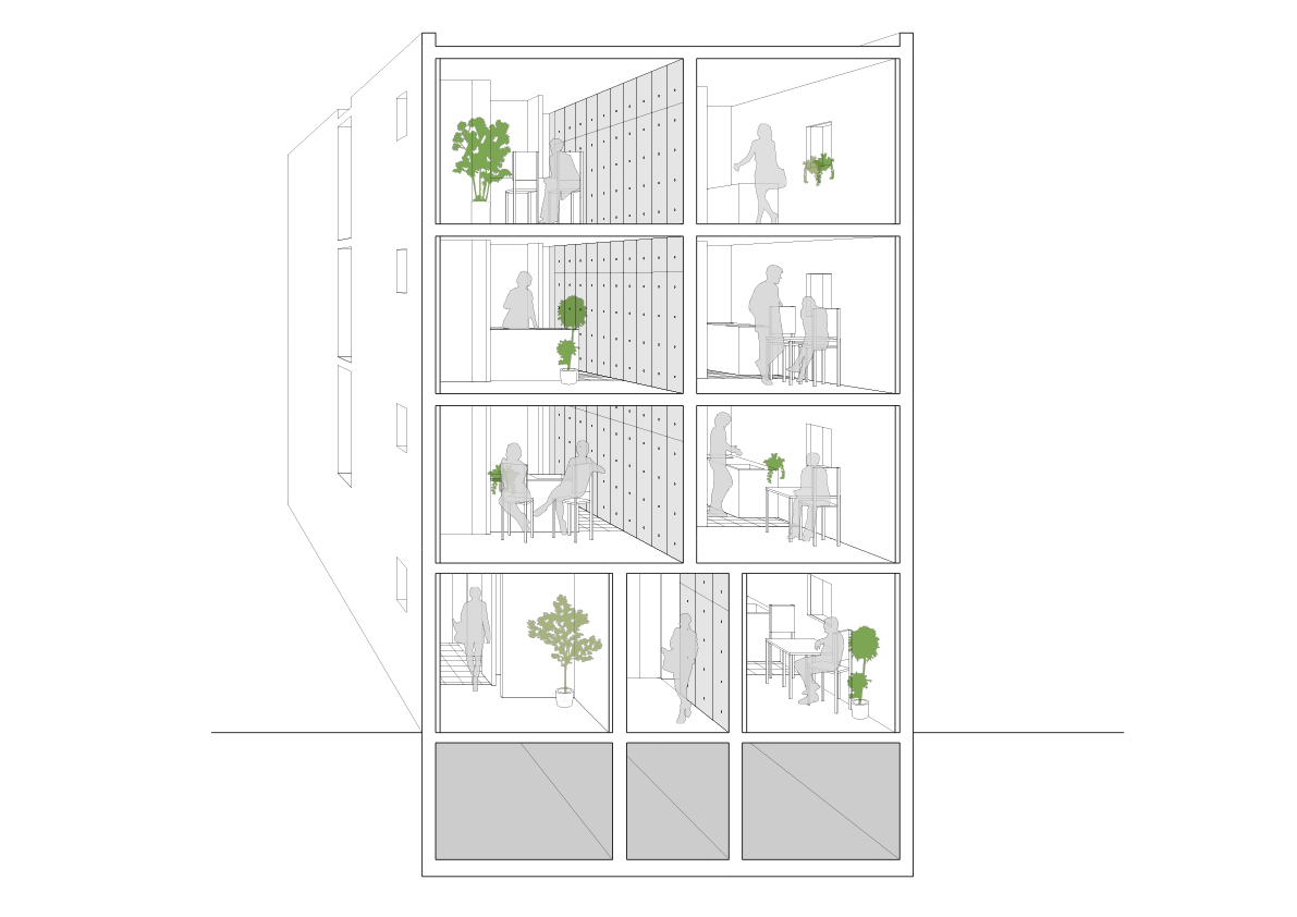 东京 Nakano 建筑丨日本东京丨Ryuichi Sasaki,Sasaki Architecture-15