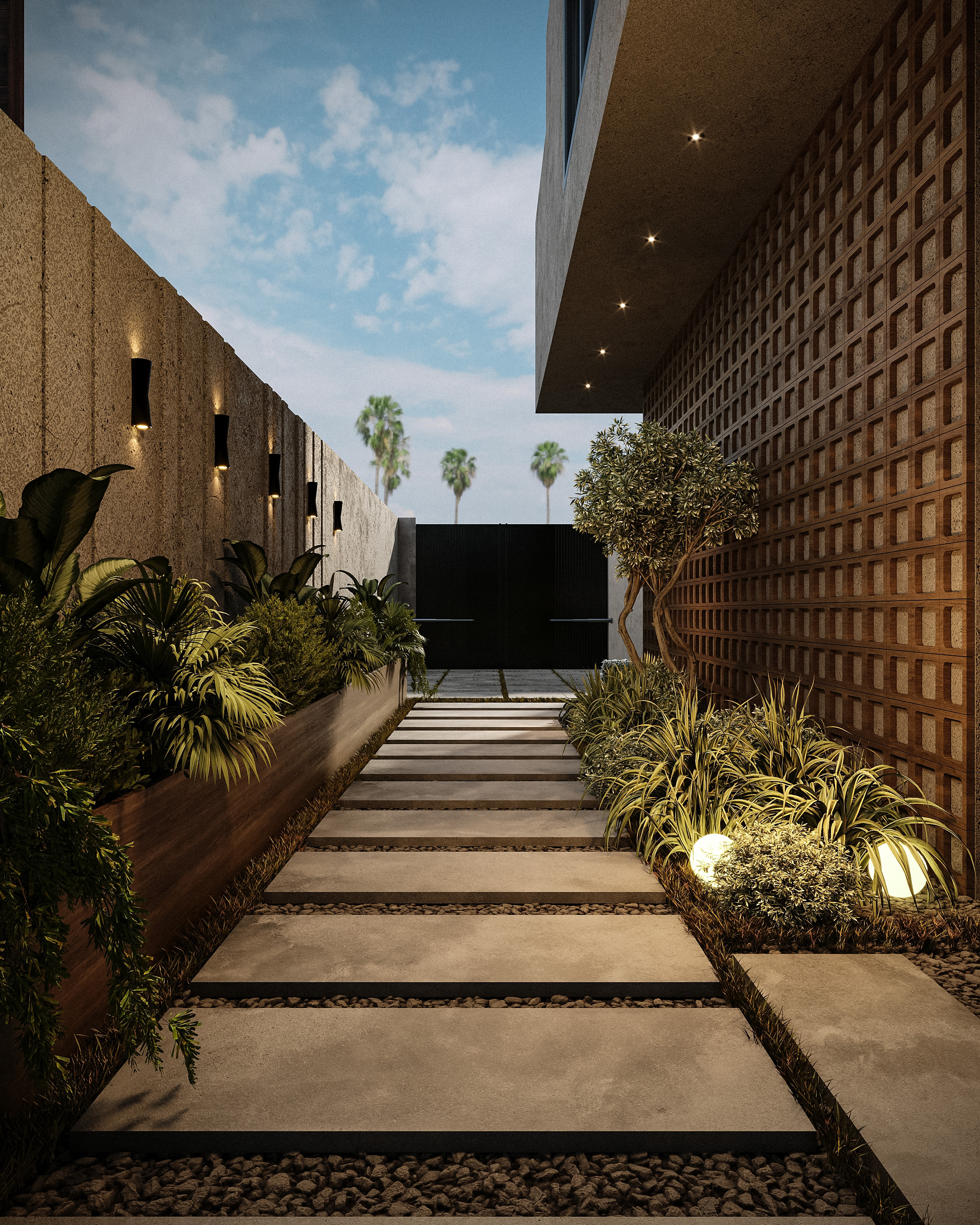 都市禅意庭院丨沙特阿拉伯-13