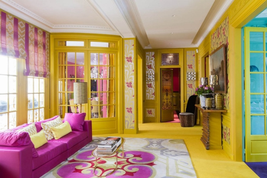 色彩主义设计师 Géraldine Prieur 奥斯曼风格的家丨法国巴黎丨法国色彩主义设计师兼家具设计师 Geraldine Prieur-11