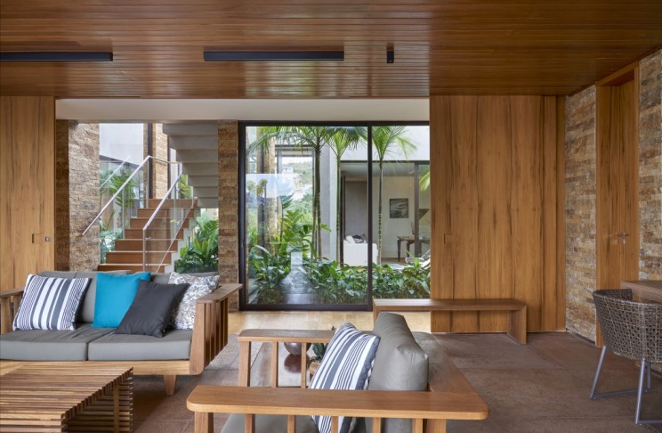 巴西别墅 Valley House丨David Guerra-13