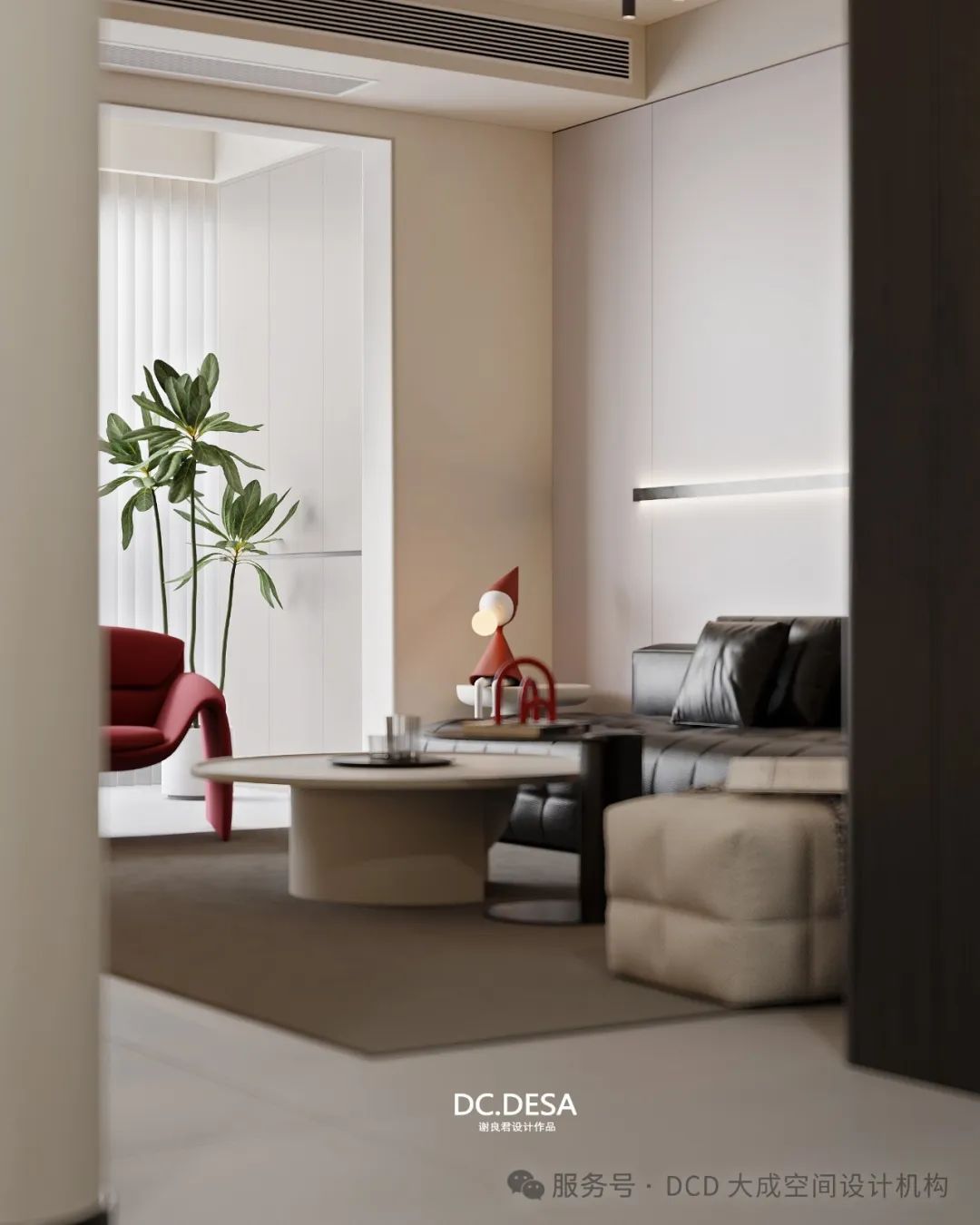 宜化新天地 93m²意式极简设计丨大成空间装饰旗舰店-5