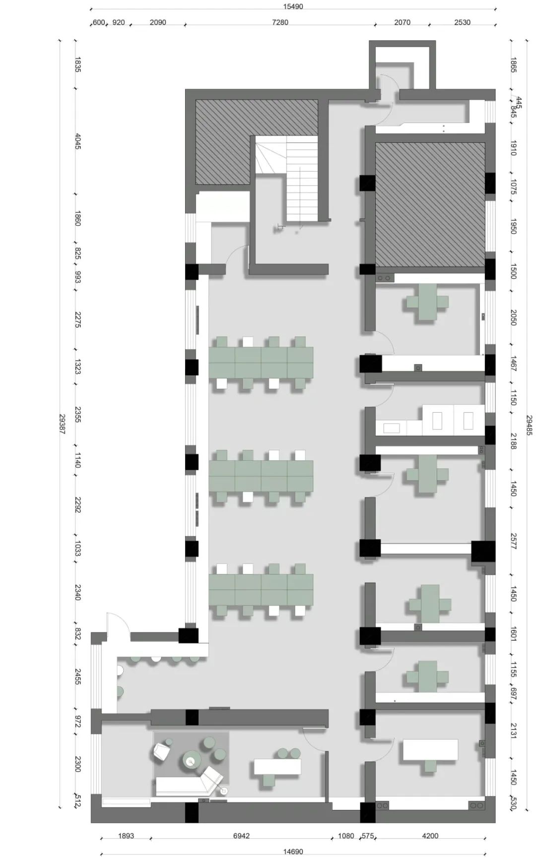 北京宇龙信和建筑工程有限公司室内设计丨中国北京丨STUDIO ZHAOYAN-45