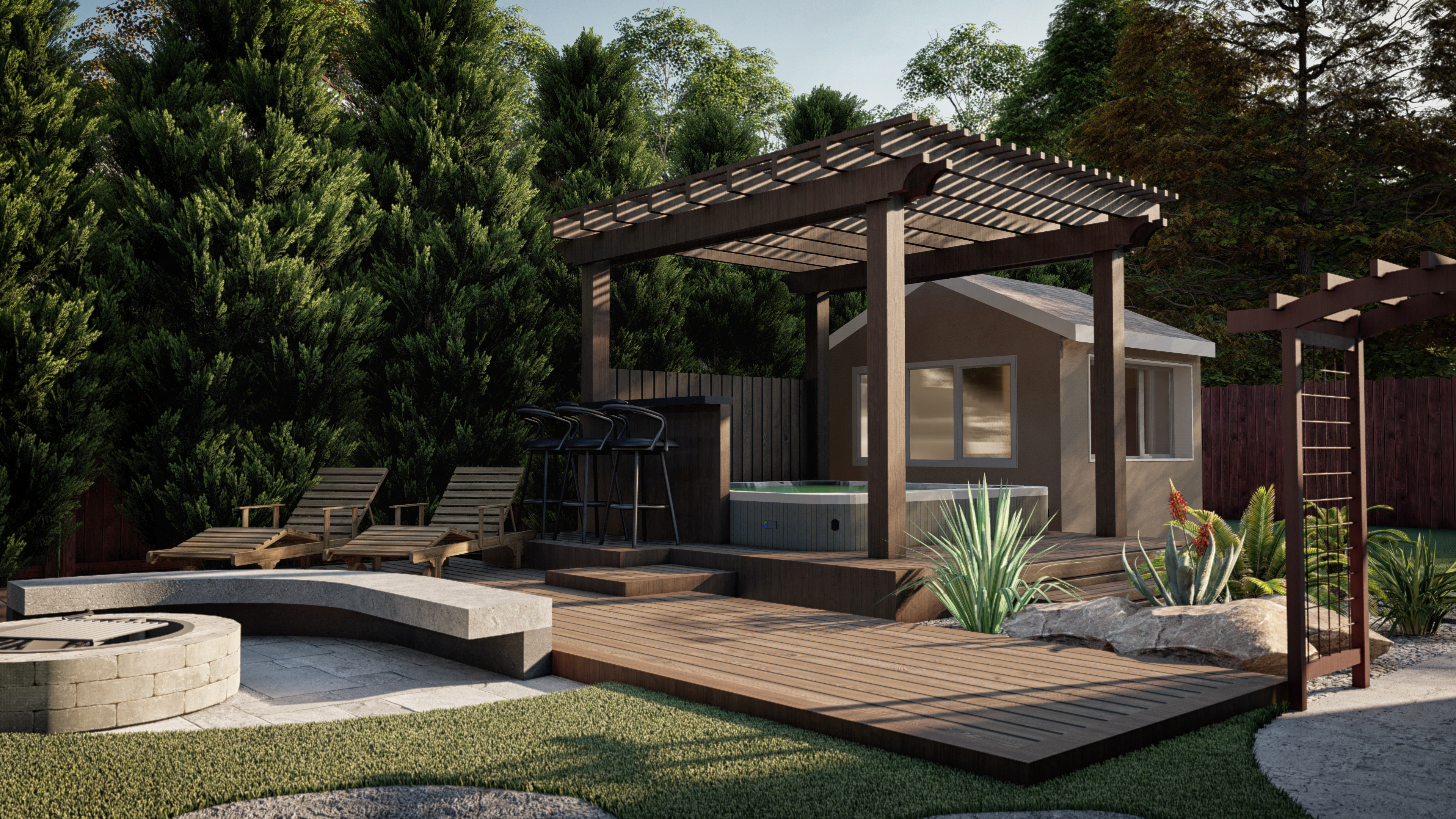 Small Backyard Design-2