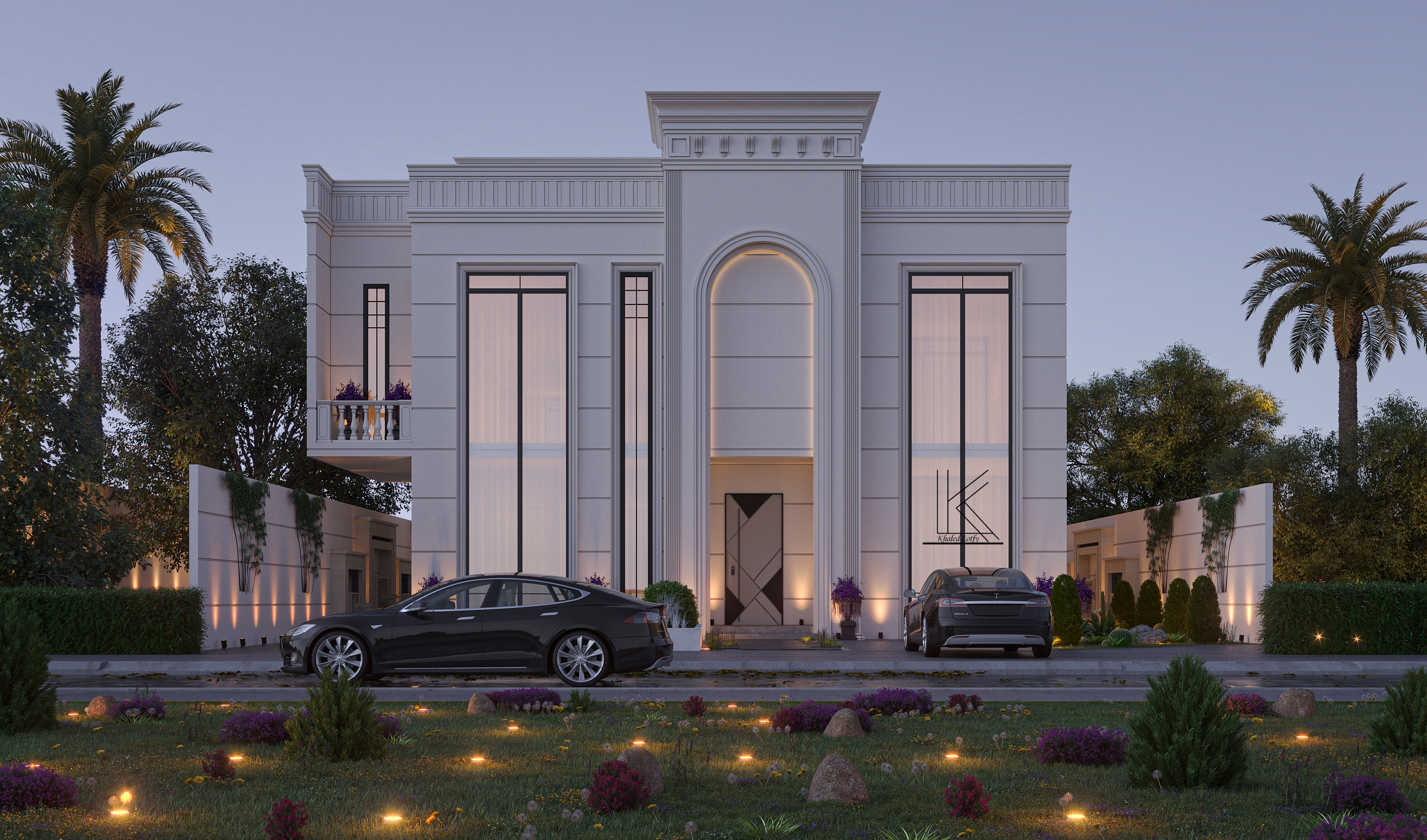 新古典别墅立面丨Bareeq Consulting-10