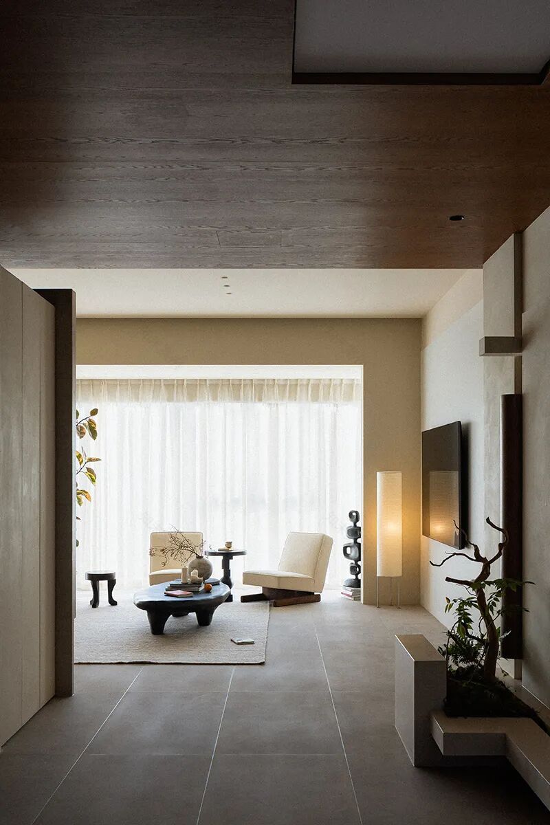 私宅设计|现代侘寂,家的宁静与疗愈-68