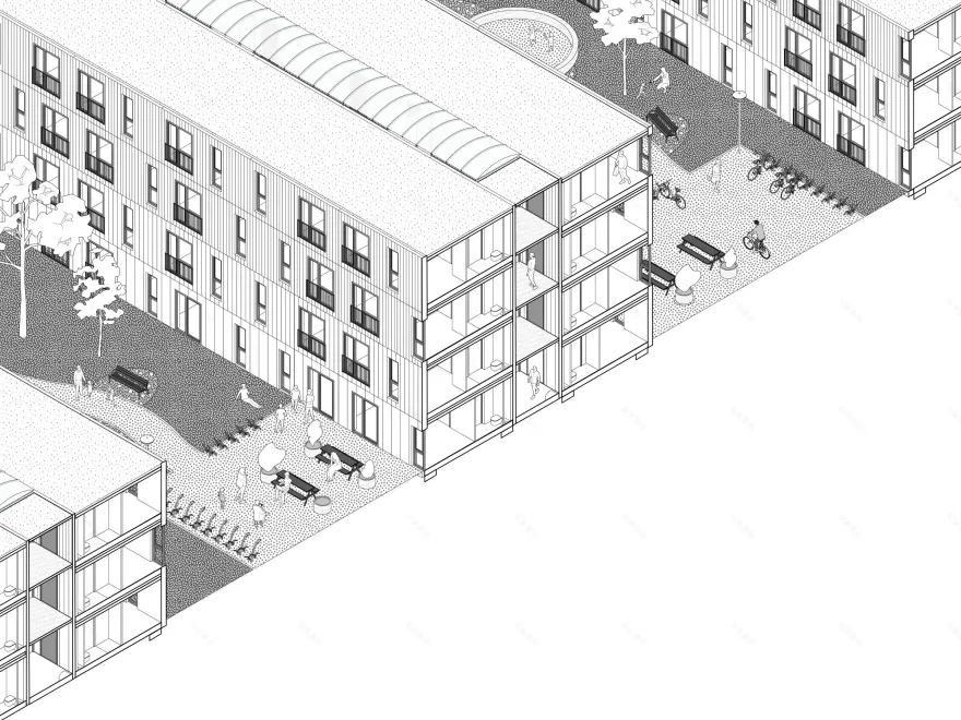 211 套临时公寓和公共空间设计丨荷兰阿尔梅勒丨Studio Selva-19