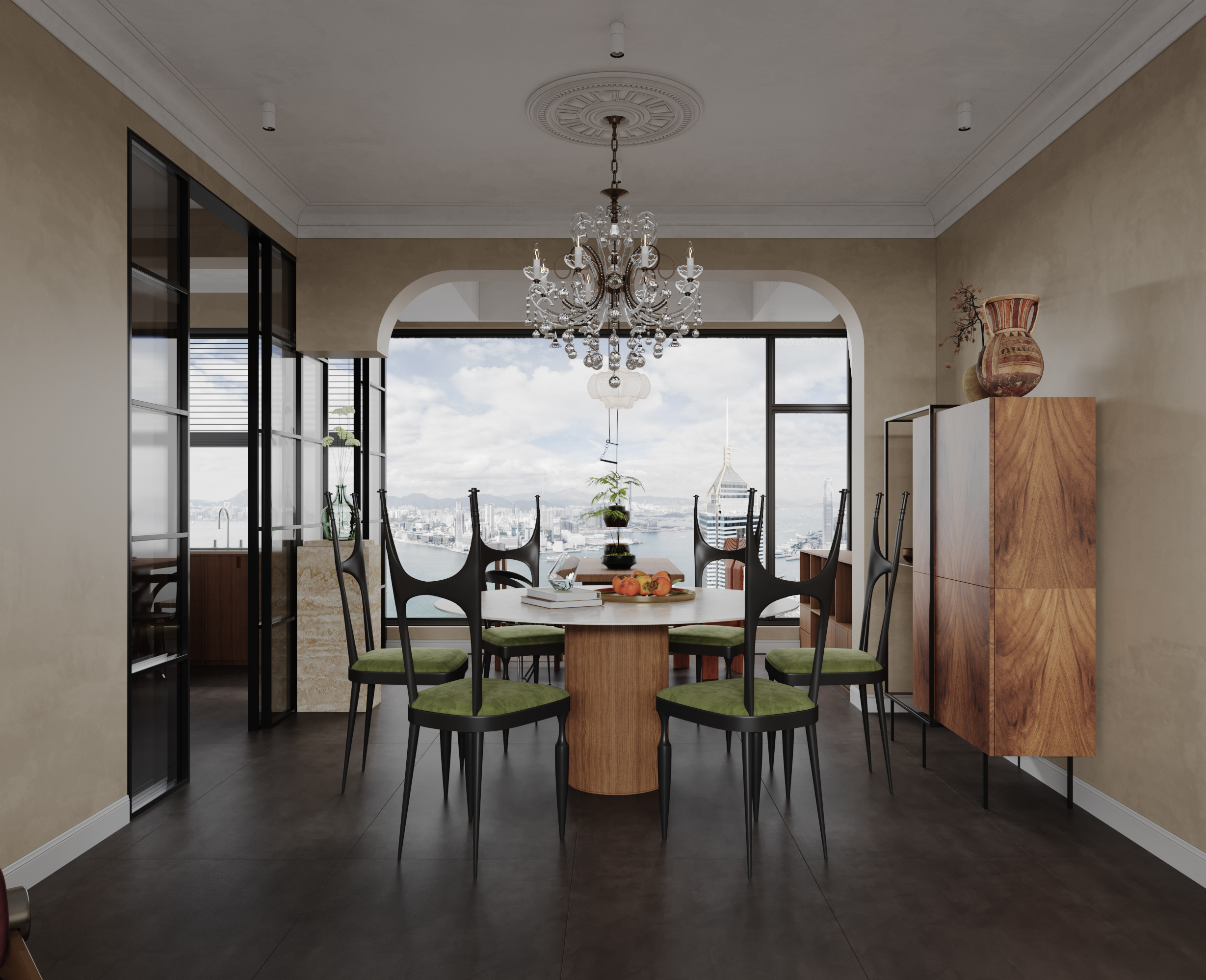 130平打造温馨中古小家-1