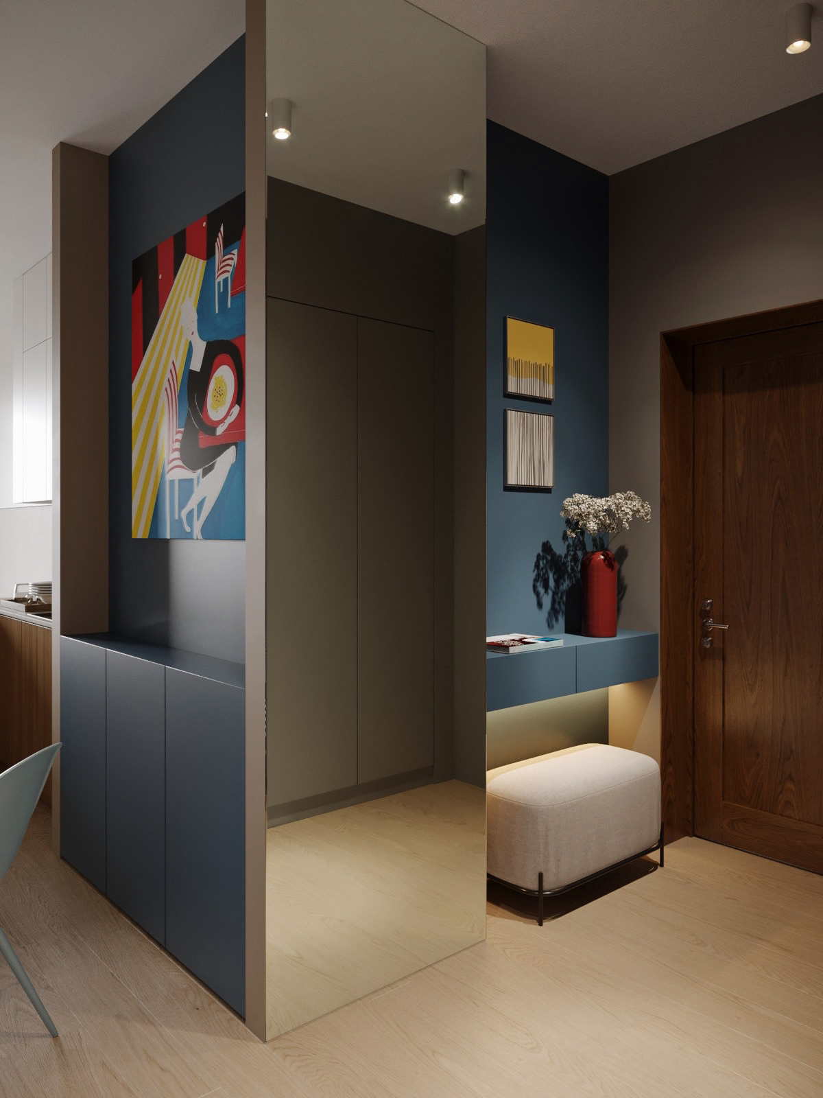 莫斯科一居室公寓的惊艳设计丨俄罗斯莫斯科丨“VM”创意工作室-5