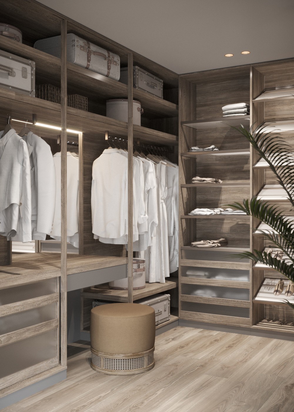 105平现代空间，古铜色调！-12