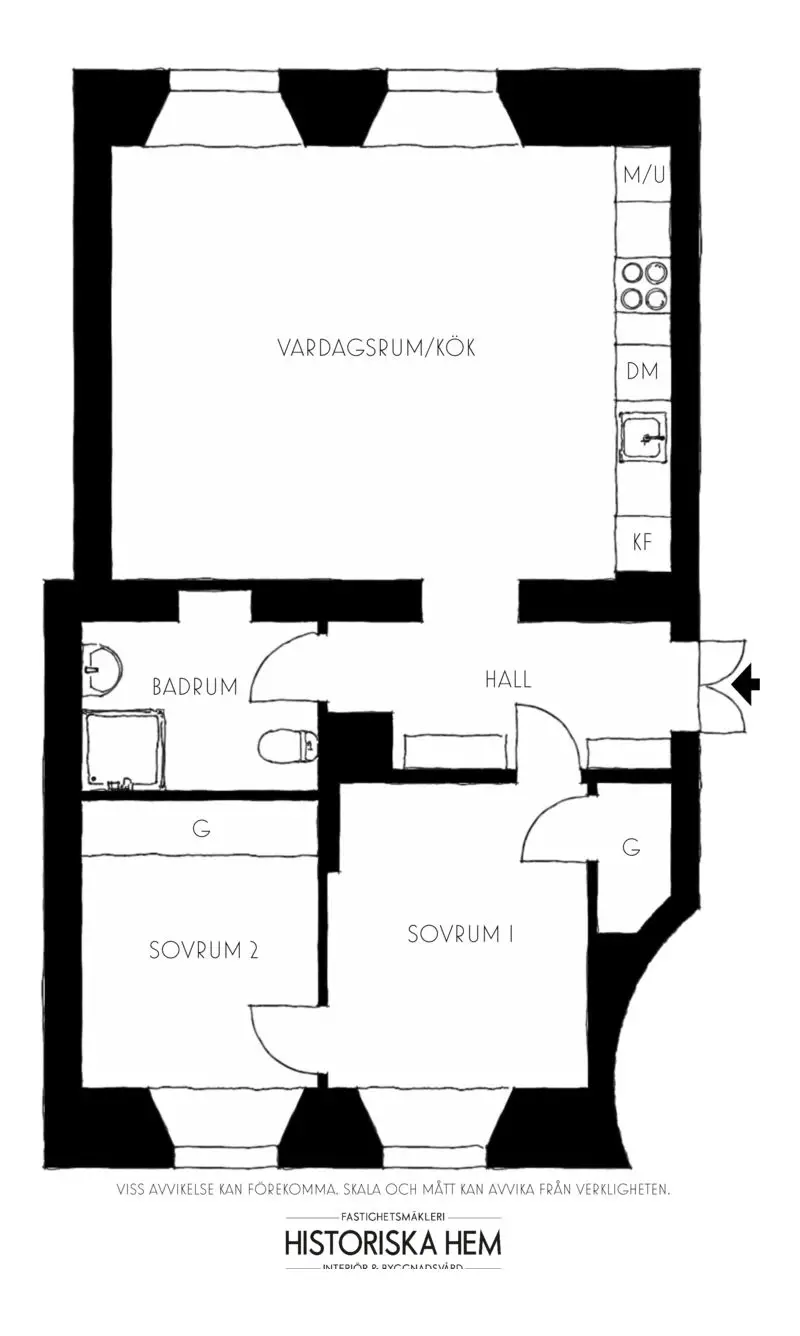 61m2 瑞典公寓,cappuccino 色彩设计魅力四溢-20
