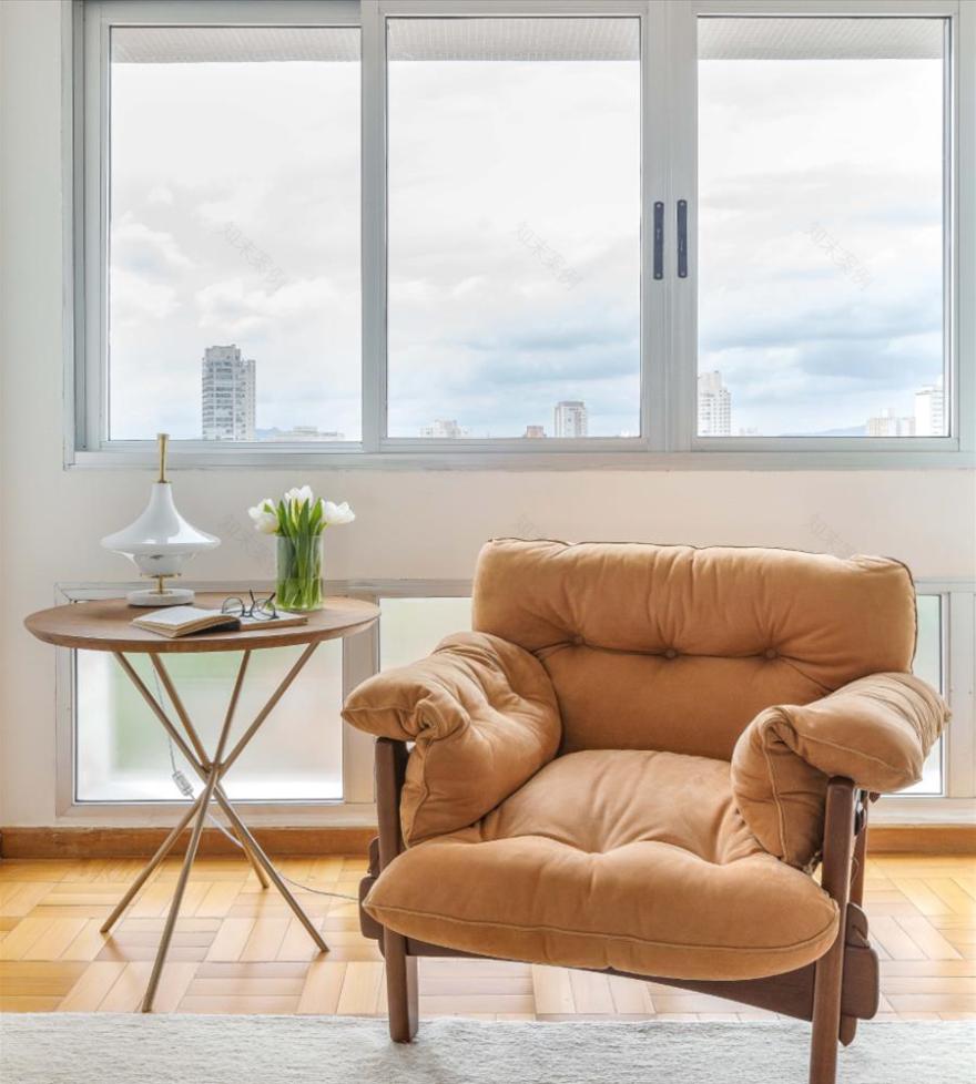 简约艺术风巴西公寓设计-4