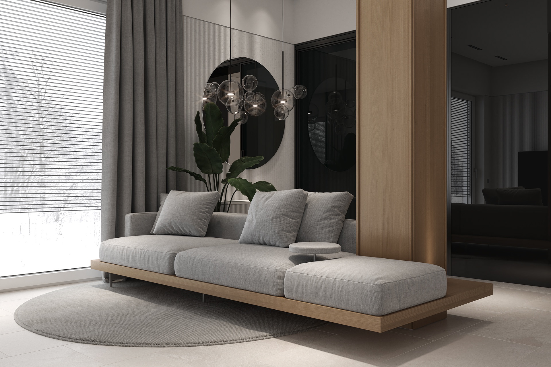 原木与灰调，勾勒的空间韵律美 | Archistudio作品-3