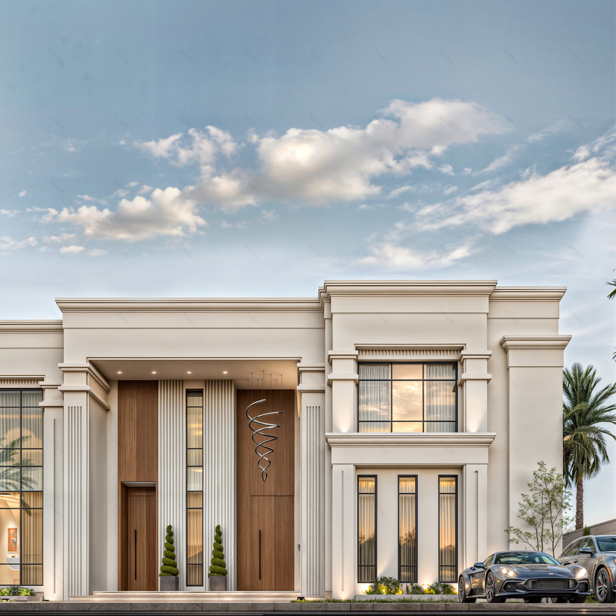 Neo-Classic Luxury Villa | Exterior Design-7