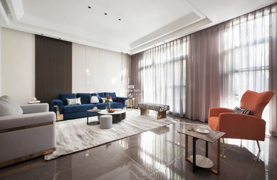 字形意,雍景湾 480㎡现代轻奢别墅装修之美丨中策-12