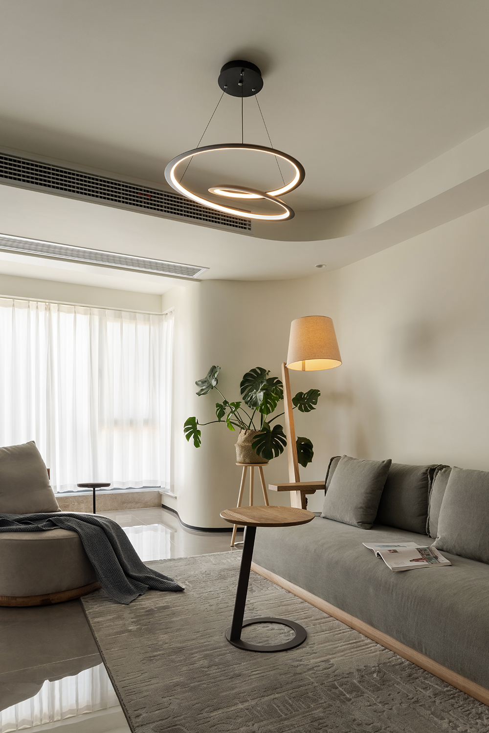 烟青色午后 · 90㎡简约温馨私宅设计丨中国镇江丨贾峰云设计研究室-6