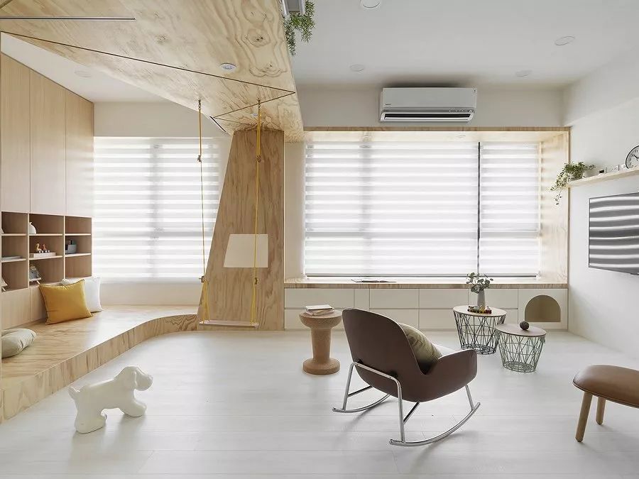 台湾原木风亲子宅设计 | WOW！游乐园-21