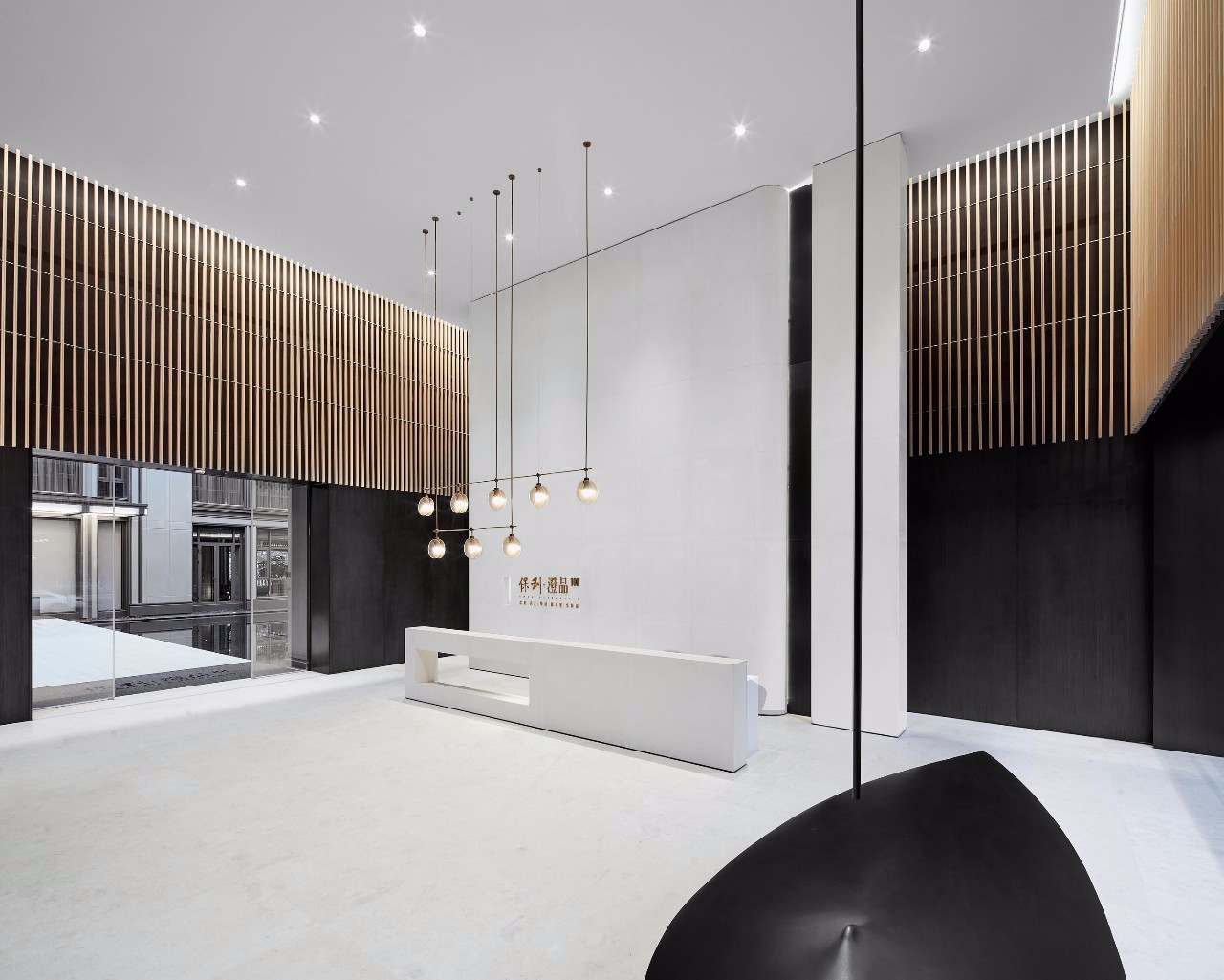 无间设计打造 1200㎡东方摩登营销中心-1