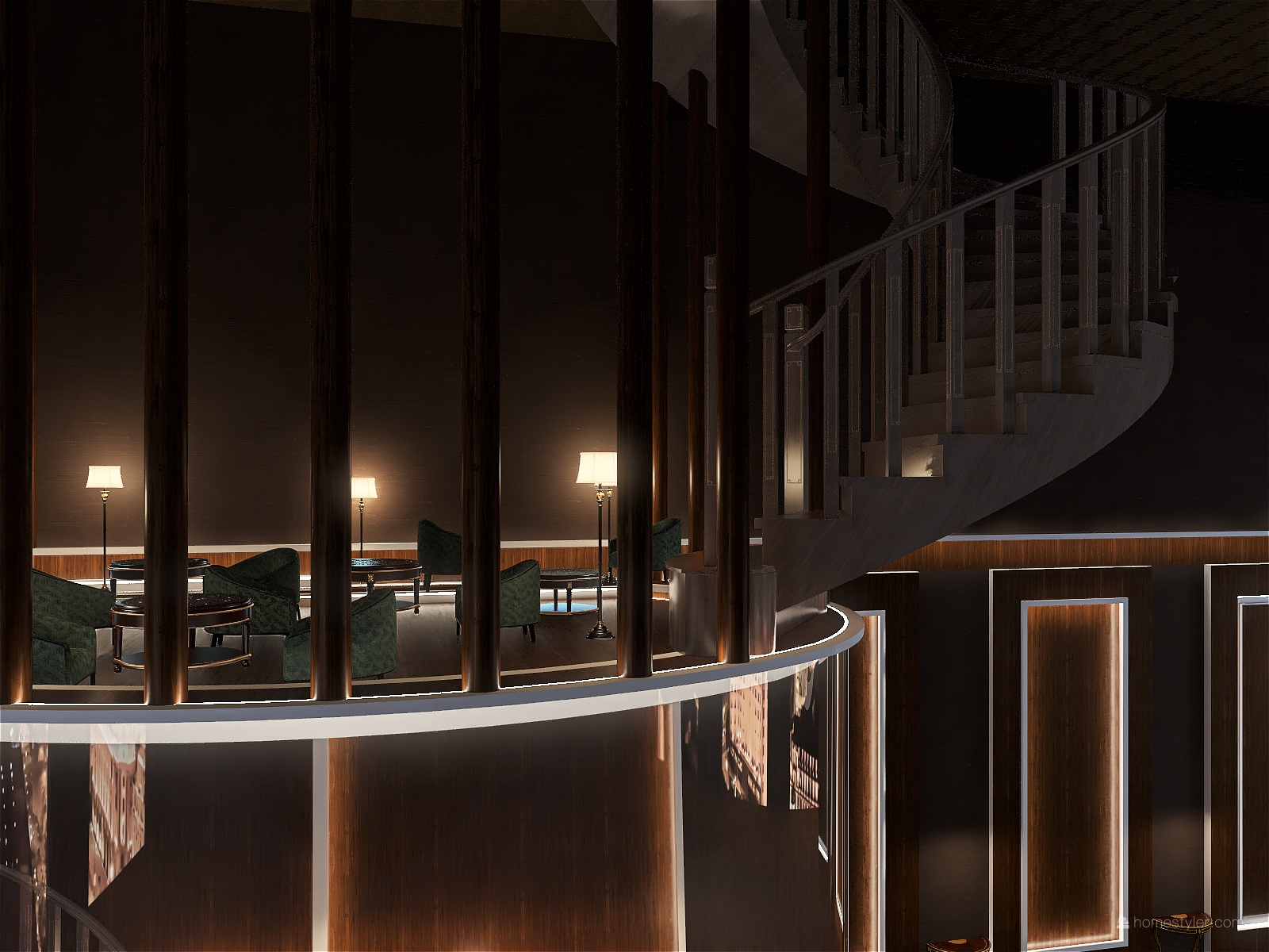 Attic Restaurant and Bar - 3D design-7