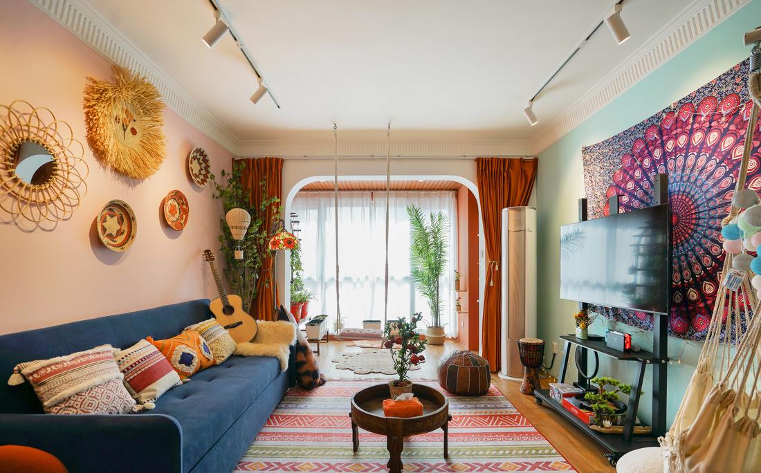 多彩之家 · 90 平米空间里的世界色彩之旅-18