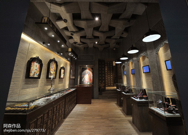 古格天韵藏传文玩珠宝展示中心丨中国成都丨成都阿森装饰工程设计有限公司-19