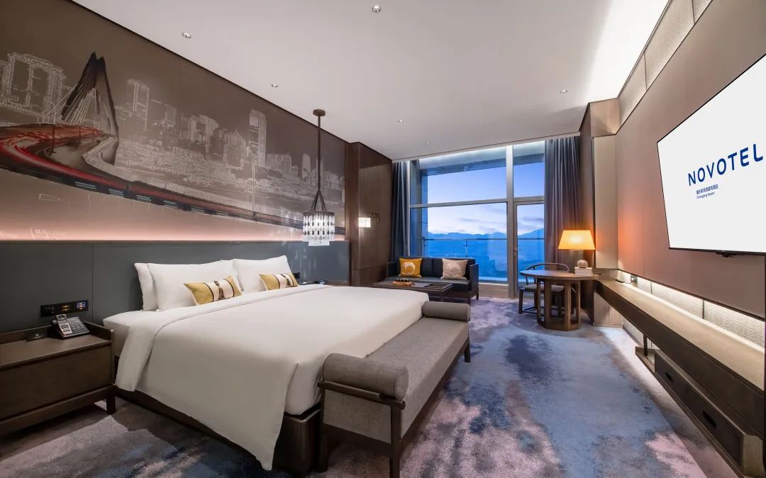 重庆机场诺富特酒店行政客房设计丨中国重庆丨BJD国际设计公司-5