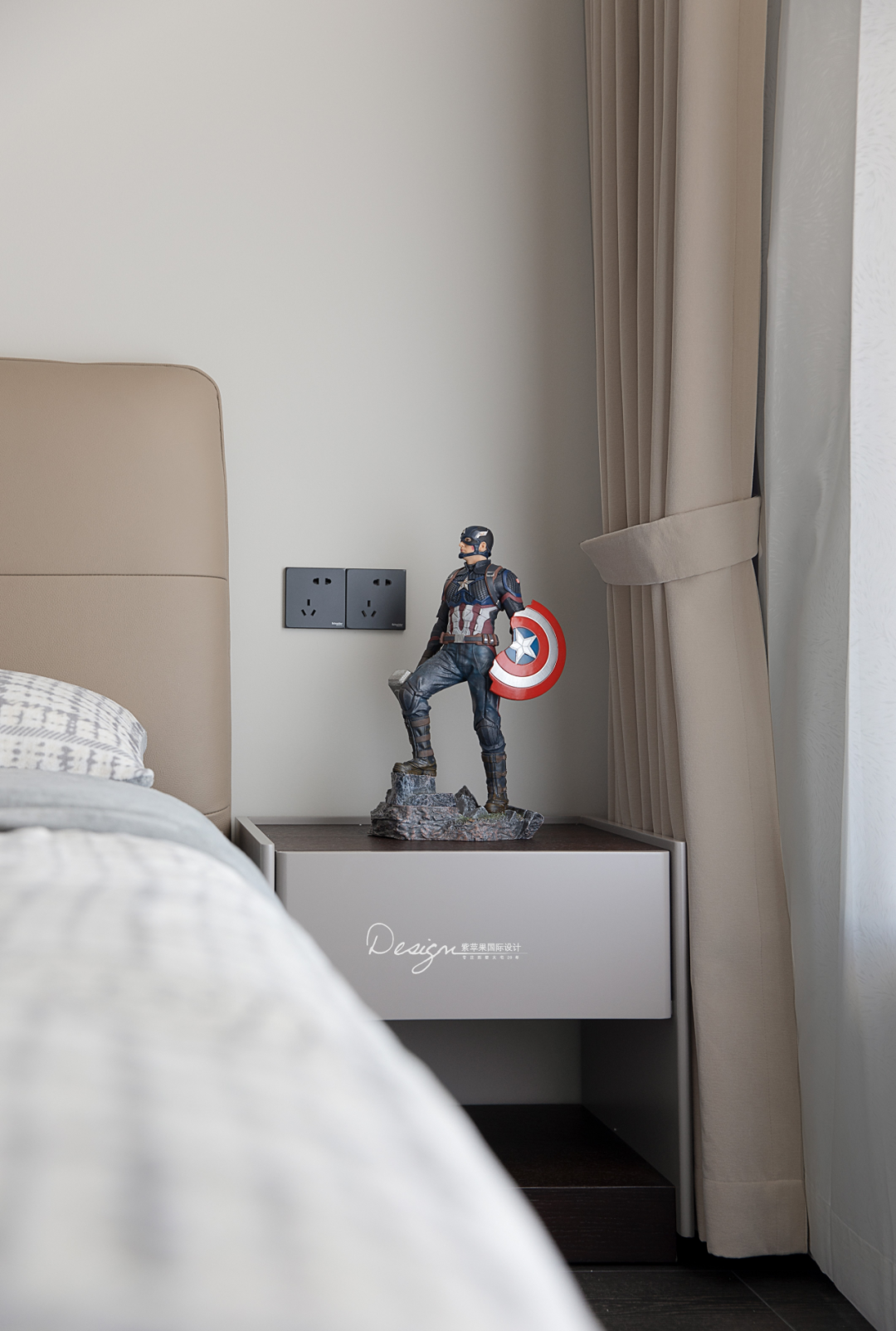 黑白碰撞,拿捏酷飒神秘的格调生活丨紫苹果国际设计-67