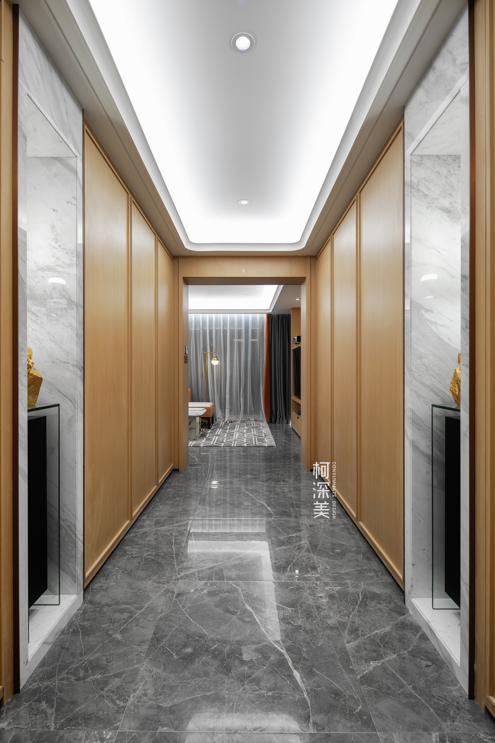 双月湾度假屋 · 现代简约,融入夕阳橙与海洋蓝的活力空间丨中国惠州丨柯深美(深圳)室内设计有限公司-18