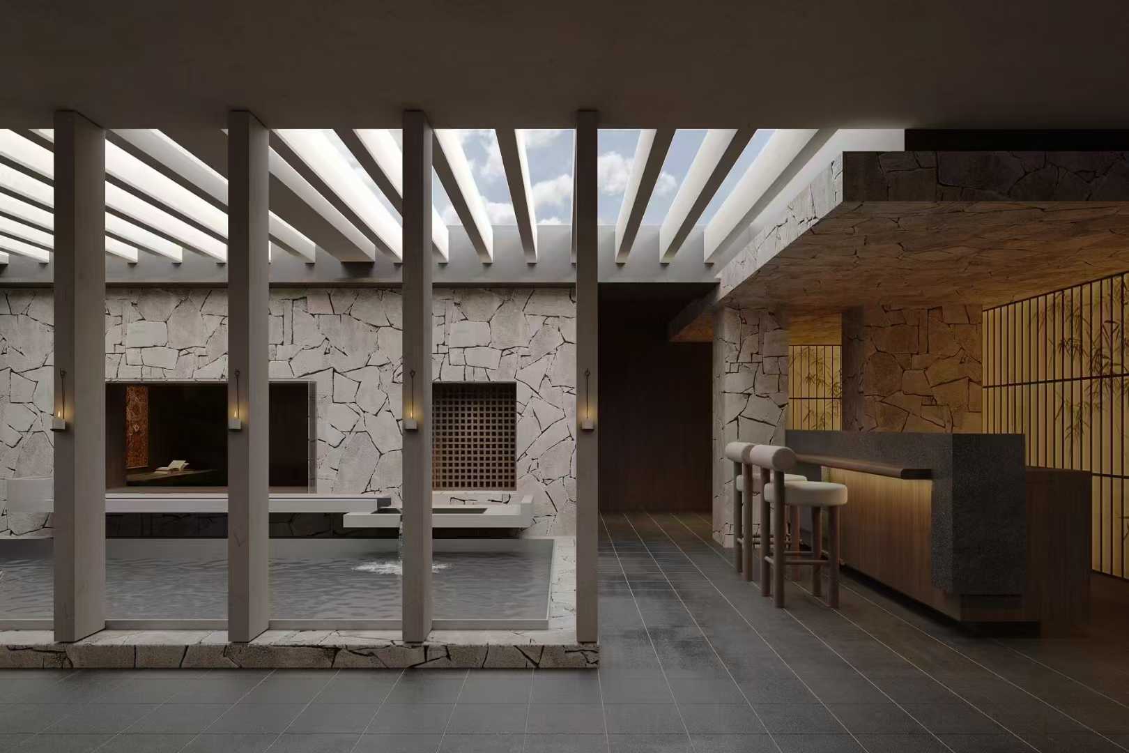 禅意私人会客厅，置身游园循隐宁静之处--3