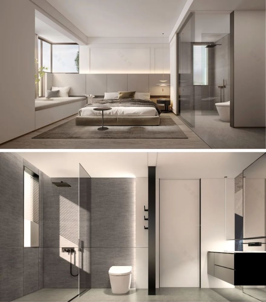 首发.璞凡设计|团泊湖350㎡别墅,完美诠释当代美学-28