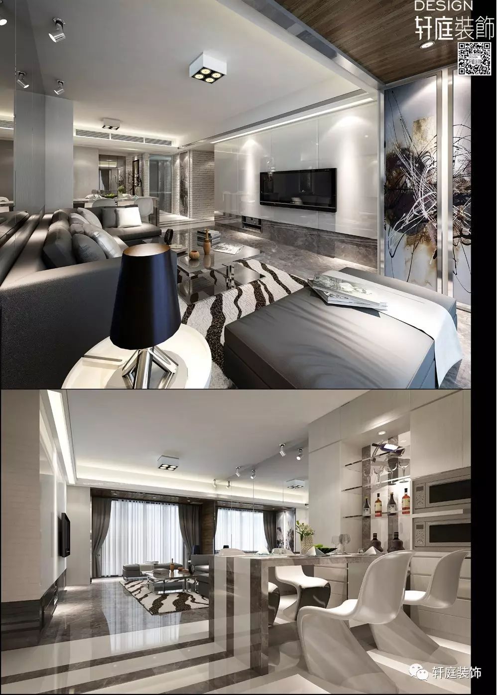 轩庭装饰经典案例盘点,揭秘室内设计亮点-64