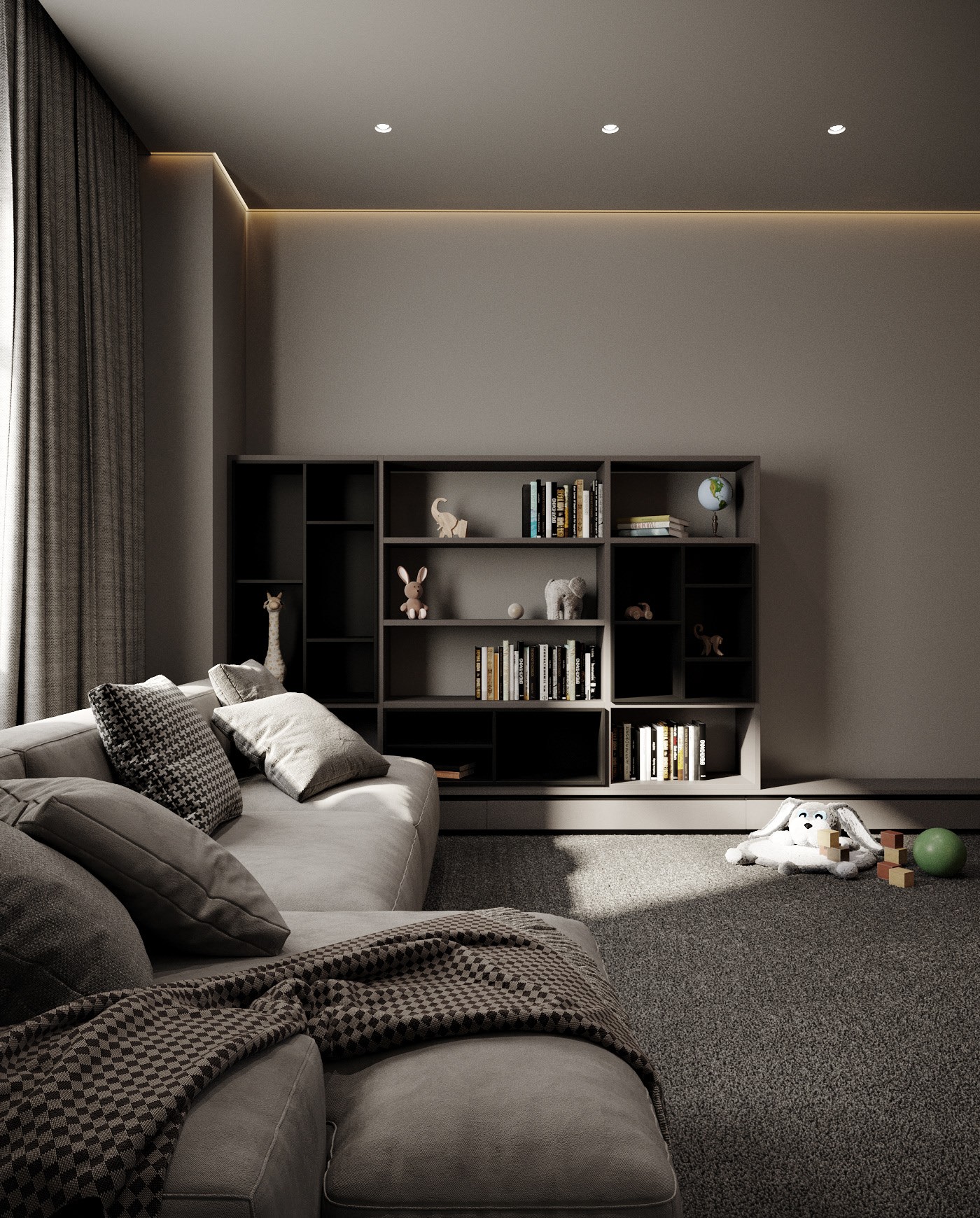 255平，大户型黑色简约系-40