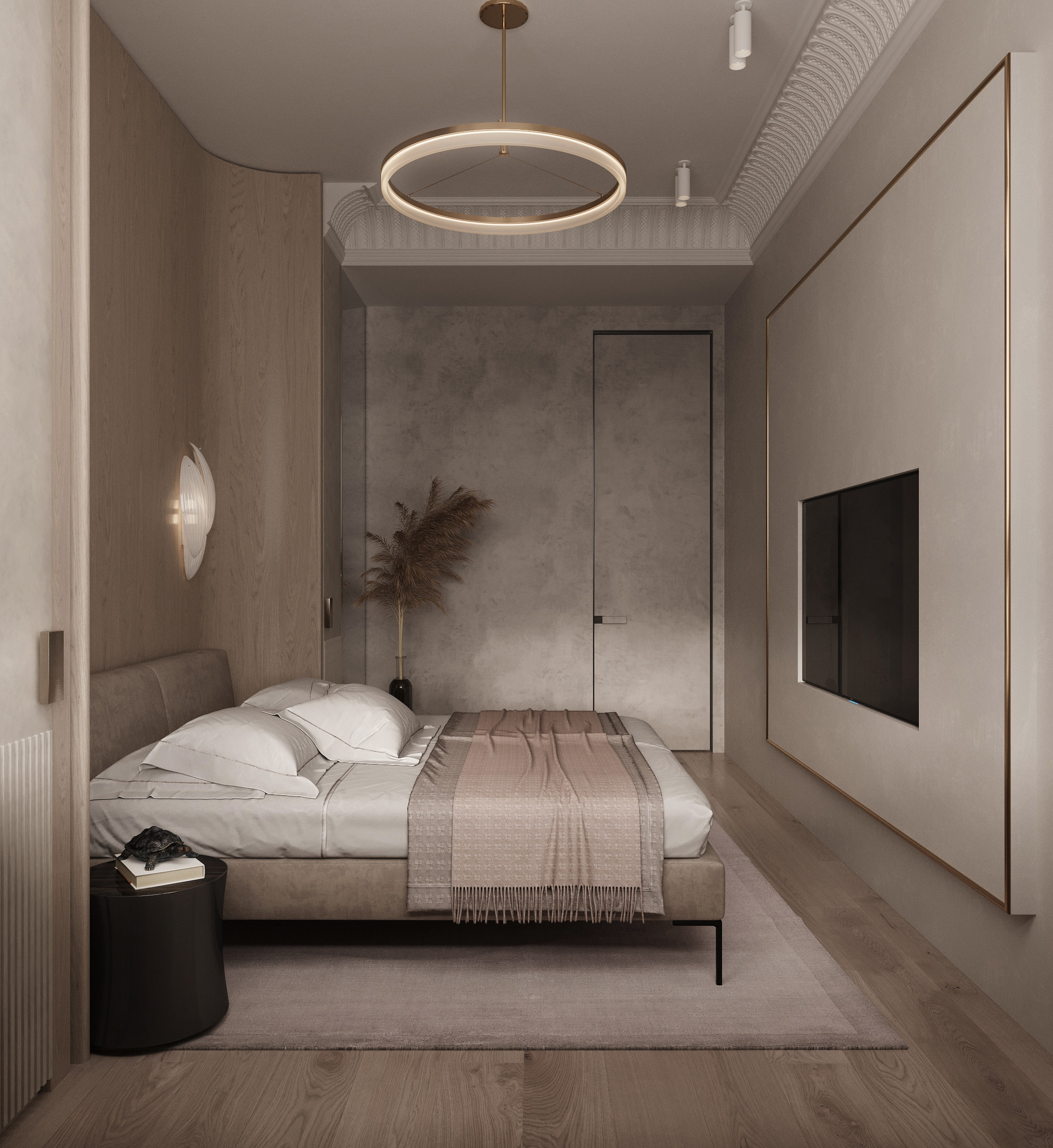 米色 D·1809 公寓丨fred_render-3