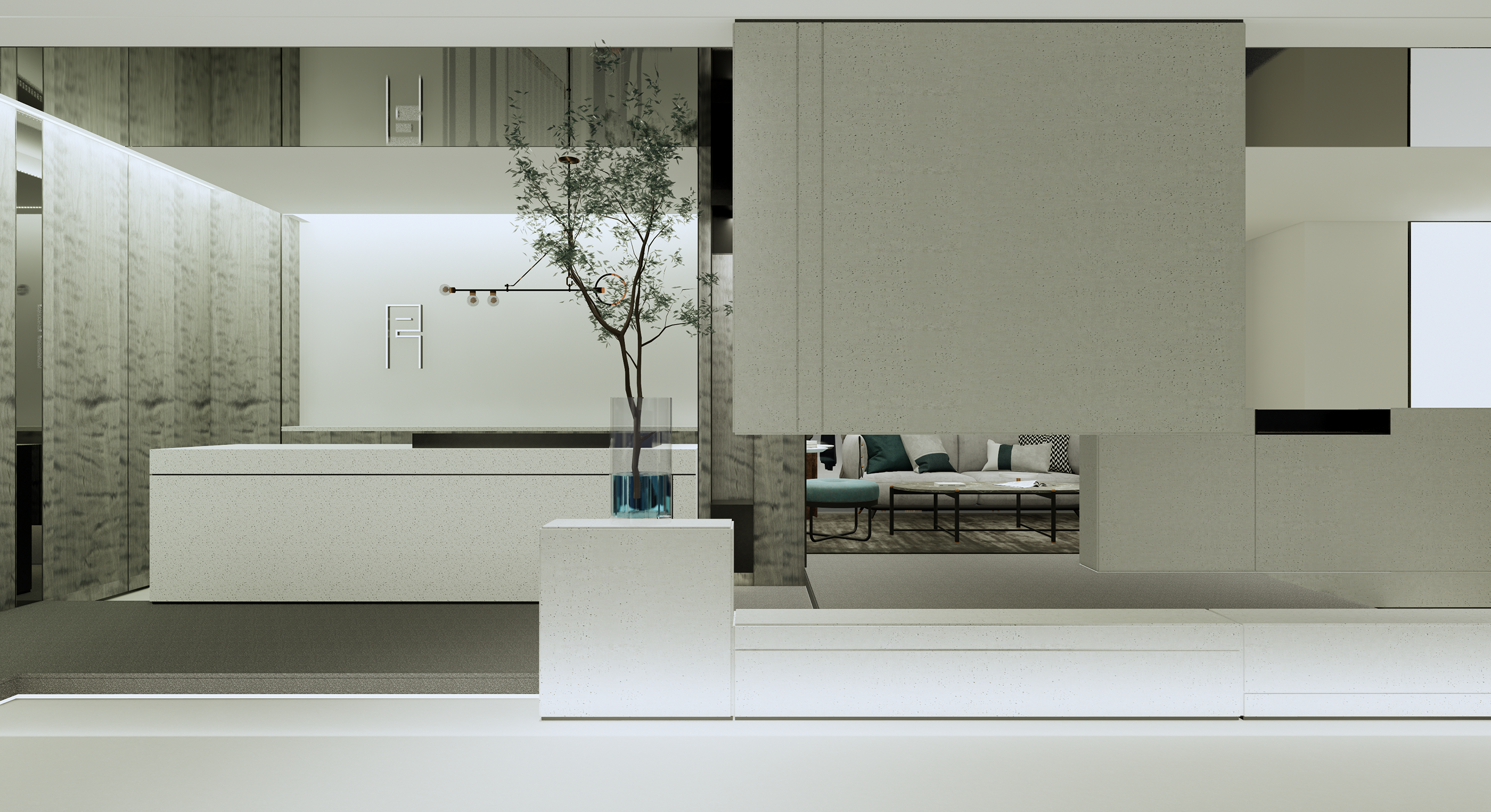 城市隐士 · 温和与力量的艺术对话丨1CM 设计-41