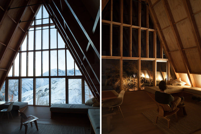 智利 A 字形尖顶别墅 | 山地建筑的简约之美-27