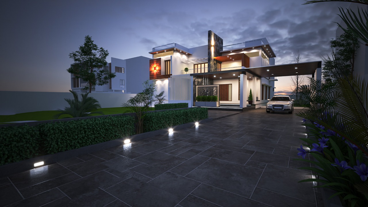 Gushchina 的印度别墅设计-1