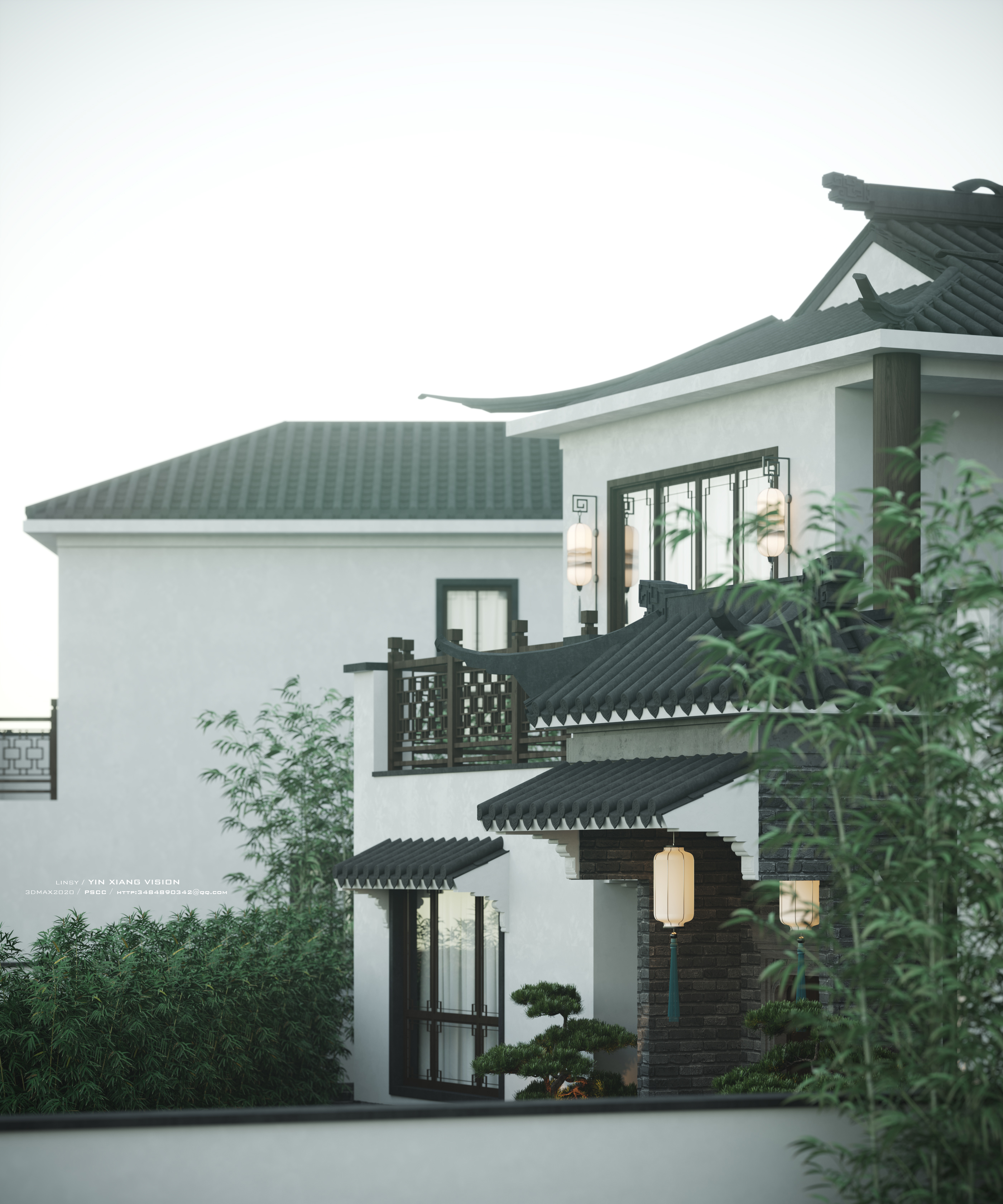 融合传统与现代的中式别墅设计-3