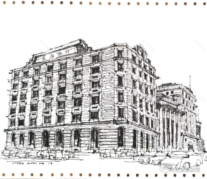 陈力军建筑速写丨中国河北-13