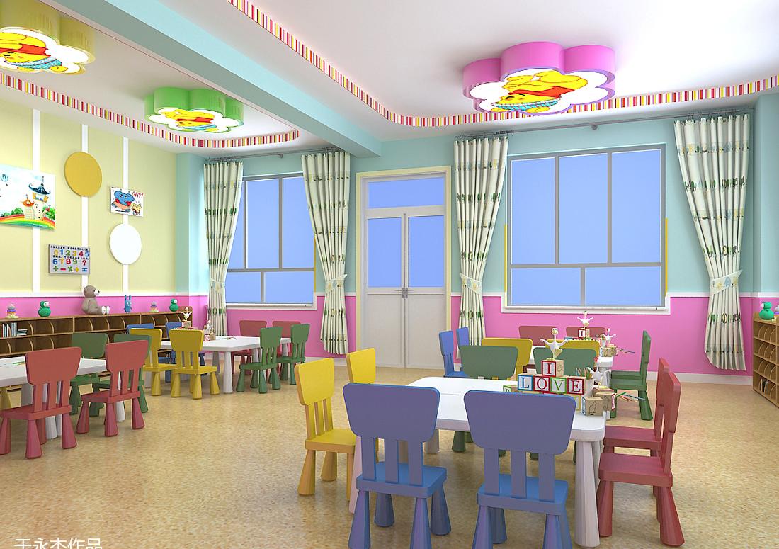 富平庄里幼儿园室内设计展示教育美学-20