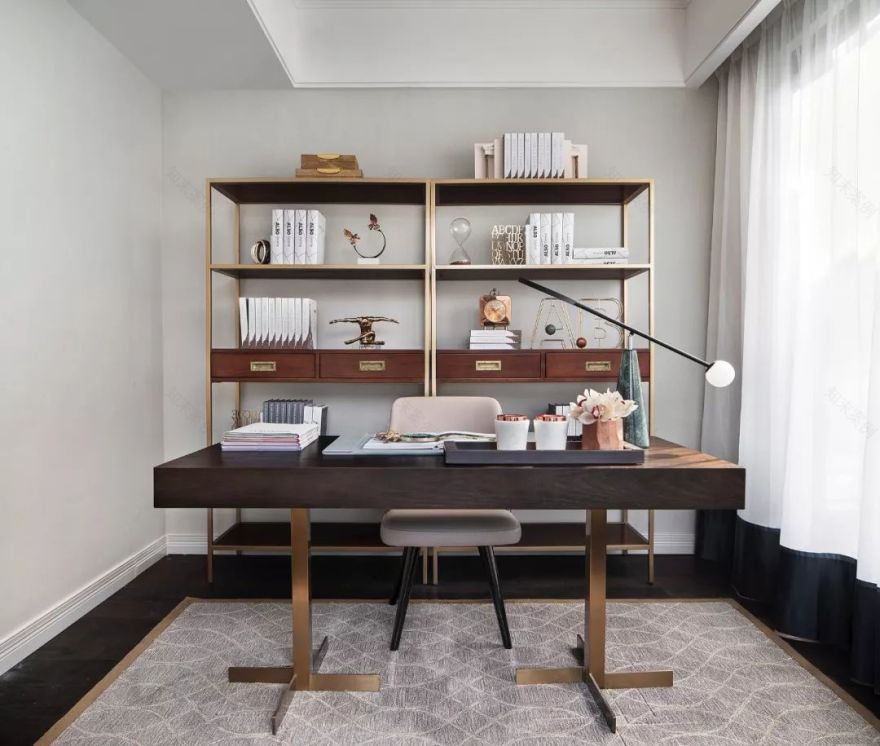 都会闲适浪漫,轻奢别墅样板房的诗意空间-38