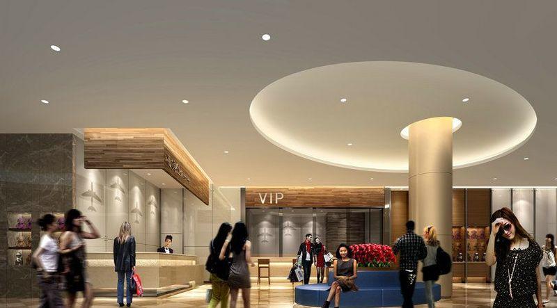 湖南湘潭天虹购物中心航空旅游主题设计-23