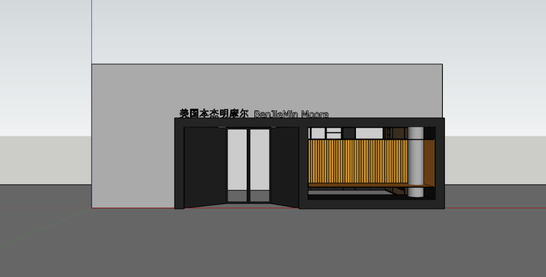 60 平米绍兴本杰明摩尔店，洛戈软装陈设打造空间榜样-10