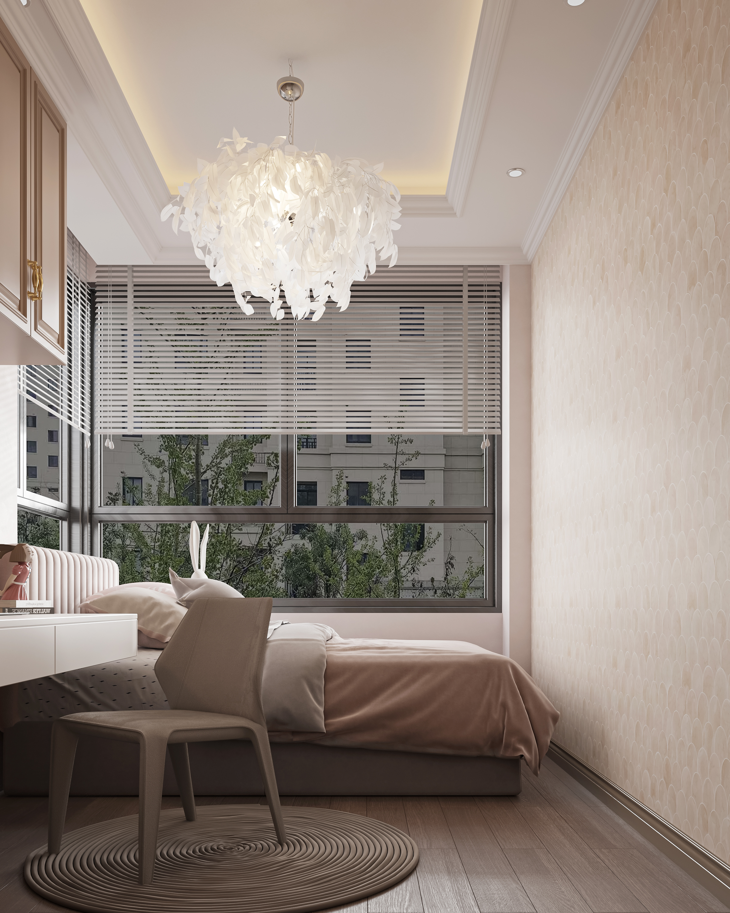 简美客餐厅卧室  效果图表现-4