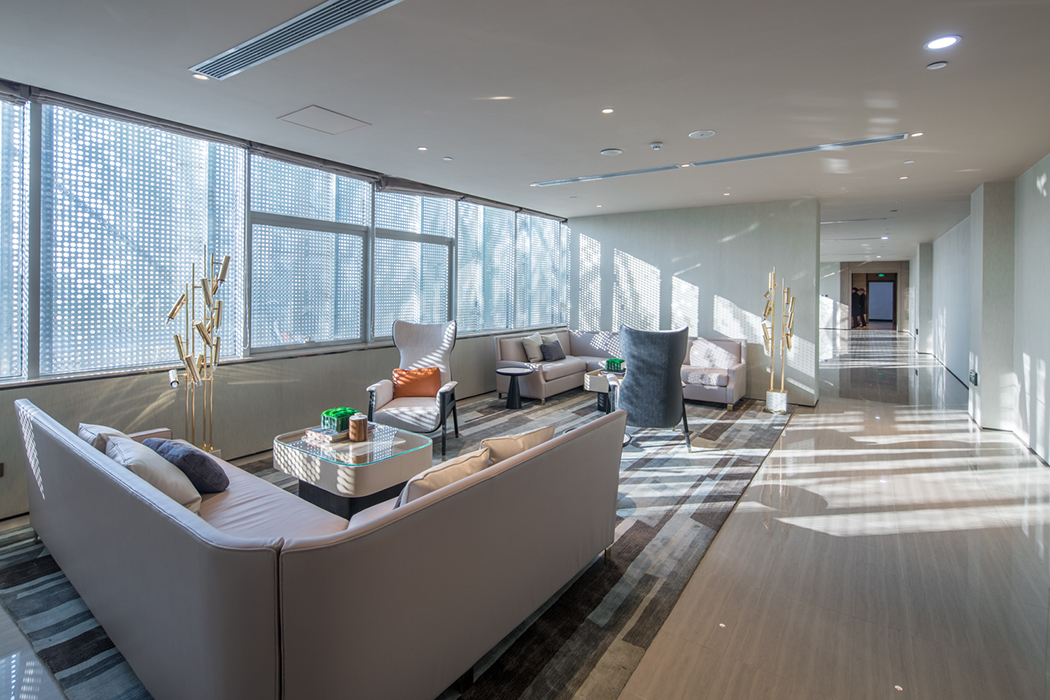 香榭蒂新作丨自然平衡，知识共享时代的智慧办公空间 — 济南绿地国金中心-41